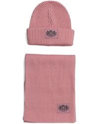 Juicy Couture - Wool-Blend Beanie Hat Set - Lyst