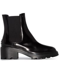 Tod's - Carriage 60 Leather Chelsea Boots - Lyst