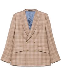 Paul Smith - Geruite Blazer - Lyst