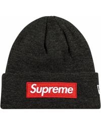 Supreme - X New Era Box Logo Knitted Beanie - Lyst