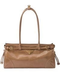 Prada - Borsa A Spalla Bonnie Media Con Placca Logo - Lyst