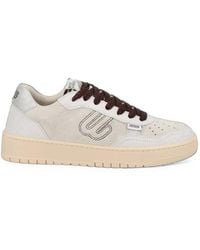 Evenuel - Equal Heleisa Suede-Panelled Glitter-Lace Sneakers - Lyst