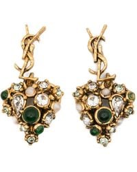 Saint Laurent - Cassandre Earrings - Lyst