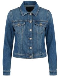 Dondup - Faded-Effect Denim Jacket - Lyst