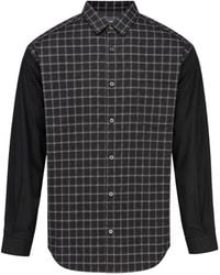 Comme des Garçons - Check-Pattern Panelled Shirt - Lyst