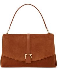 Ferragamo - Front Flap Shoulder Bag (L) - Lyst