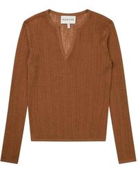 Munthe - Nyra Ribbed-Knit Sweater - Lyst