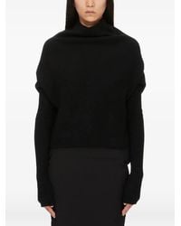 Rick Owens - Crater Ribbed-Knit Virgin-Wool Sweater - Lyst