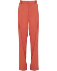 Victoria Beckham - Straight Trousers - Lyst