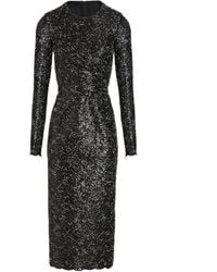 Giambattista Valli - Sequinned Tweed Midi Dress - Lyst