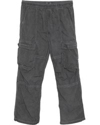 Izzue - Logo-Embroidered Trousers - Lyst