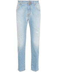 Jacob Cohen - Scott Slim-Fit Cropped Jeans - Lyst