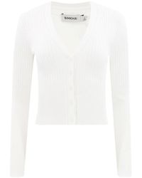 Jonathan Simkhai - Ailany Ribbed-Knit Cardigan - Lyst
