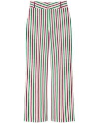 D'Estree - Yoshi Striped Pattern Trousers - Lyst