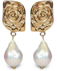 Magda Butrym - Rose-Detail Earrings - Lyst