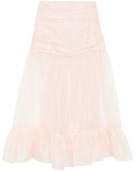 Cynthia Rowley - Serafina Silk Skirt - Lyst