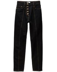 Versace - High-Waist Straight Jeans - Lyst