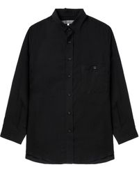 Y's Yohji Yamamoto - Asymmetric-collar Shirt - Lyst