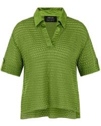 Marc Cain - V-neck knitted top - Lyst