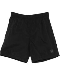 Stone Island - Elasticated-Waistband Logo Track Shorts - Lyst