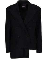 MEDEA - Asymmetrical Double-Breasted Blazer - Lyst