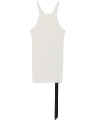 Rick Owens - Ribbed Racer-Back Tank Top - Lyst