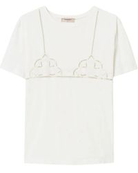 Twinset - Katoenen T-Shirt - Lyst