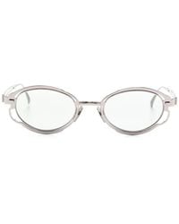 Kuboraum - Lunettes De Soleil H01 À Monture Ovale - Lyst