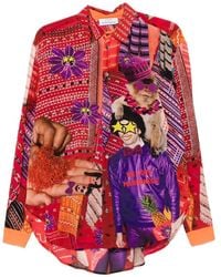 The Artistylist - Graphic-Print Long-Sleeve Shirt - Lyst