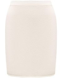 12 STOREEZ - Cotton Knitted Skirt - Lyst
