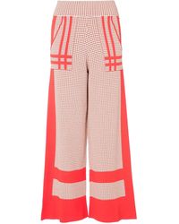 Temperley London - Houndstooth Knit Cropped Trousers - Lyst