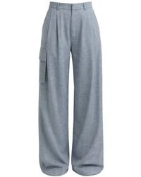 Tibi - Pleated Wool Trousers - Lyst