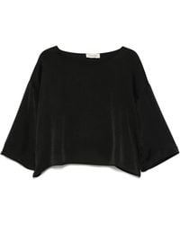 MOUTAKI - Satin T-Shirt - Lyst