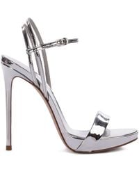Le Silla - Sandali Con Cinturino Metallizzato Alla Caviglia - Lyst