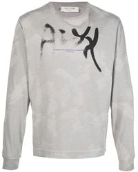 1017 ALYX 9SM - Langarmshirt Mit Logo-Print - Lyst