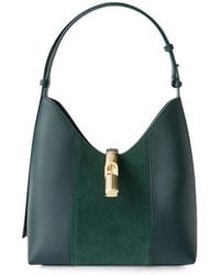 Furla - Suede-Panel Leather Shoulder Bag S - Lyst