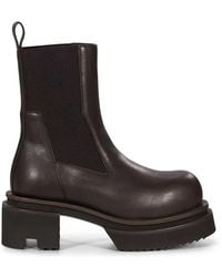 Rick Owens - Beatle Bogun Chunky-Sole Chelsea Boots - Lyst