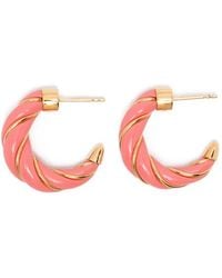 Aurelie Bidermann - Diana Twisted-Detail Earrings - Lyst