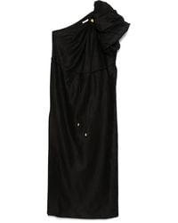 Aje. - Cira Midi-Jurk - Lyst