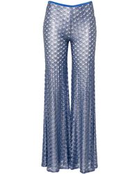 Missoni - Lace-effect Flared Trousers - Lyst