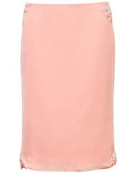 Stolen Stores - Belle Lace Midi Skirt - Lyst