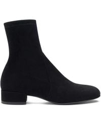 Stuart Weitzman - Bottines Bacari En Daim - Lyst