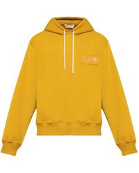 Marni - Hoodie mit Logo-Patch - Lyst