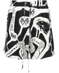 Rhude - ' Strada Bermuda Shorts - Lyst