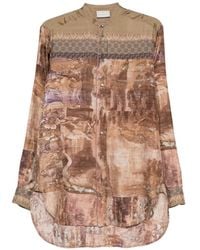 Pierre Louis Mascia - Buttoned Silk Shirt - Lyst