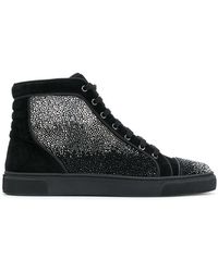 Louis Leeman Embellished hi-top sneakers - Noir