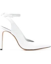 IRO Rech Slingback Lace-up Court Shoes - White
