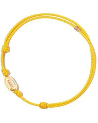 Luis Morais - 14kt Yellow Gold Good Vibes Bracelet - Lyst