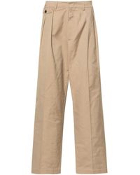 DUNST - Pleat-detail Tapered Trousers - Lyst