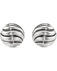 David Yurman - Sculpted Cable Ohrstecker Aus Sterlingsilber 8Mm - Lyst